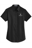 Port Authority Ladies Short Sleeve SuperPro Twill Shirt