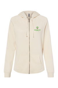 Independent Trading Co. Women's California Wave Wash Full-Zip Hooded Sweatshirt