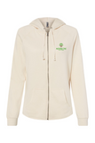 Independent Trading Co. Women's California Wave Wash Full-Zip Hooded Sweatshirt